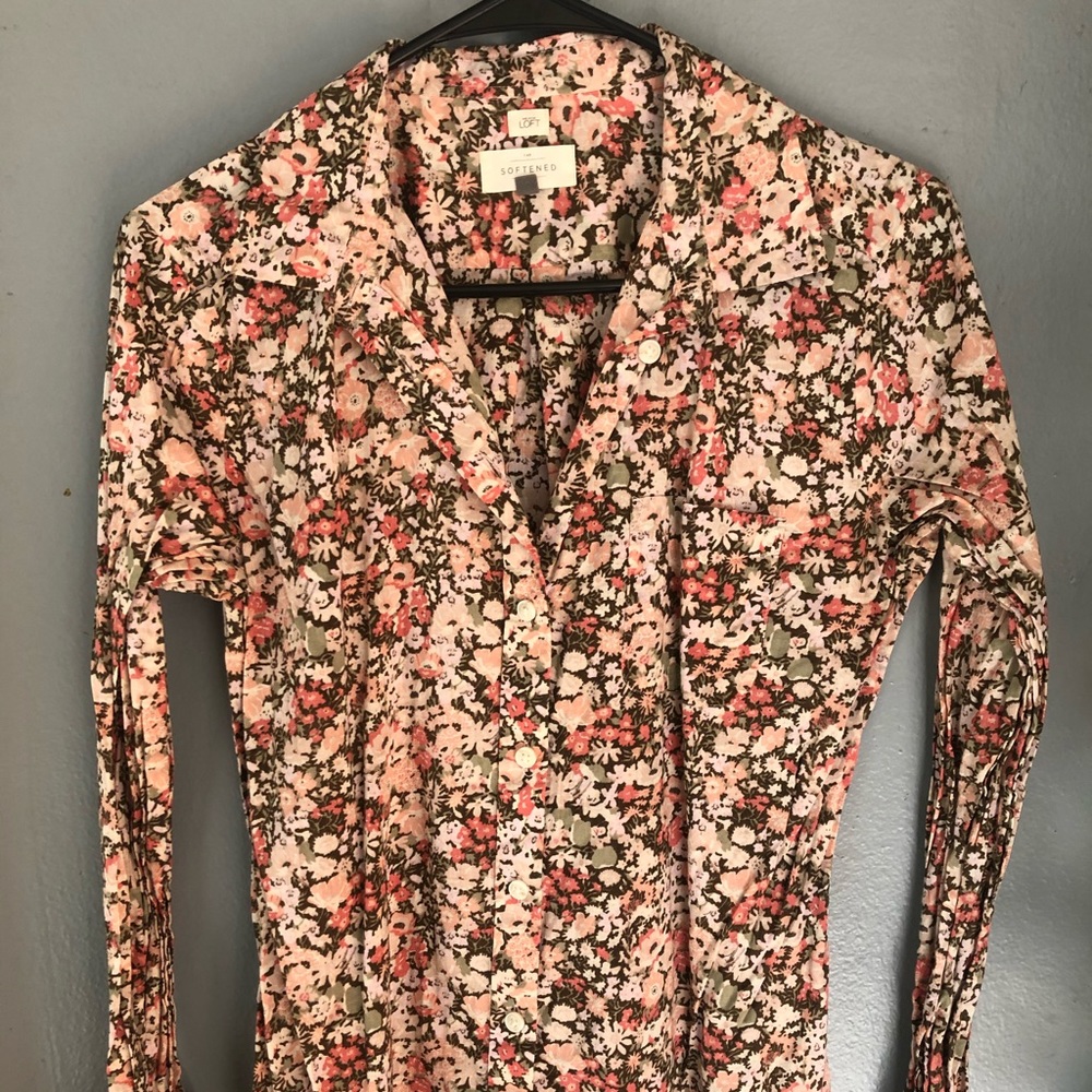 Top, blouse, floral, soft
